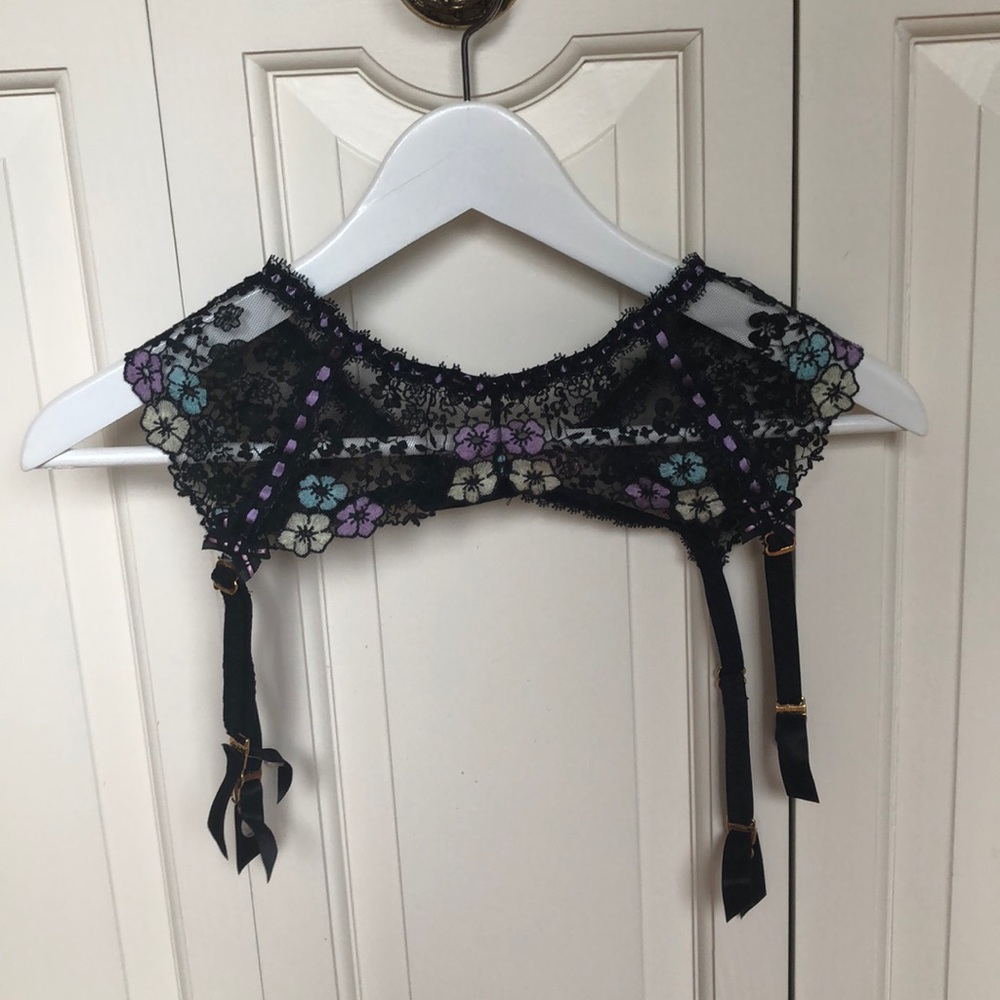 Agent provocateur petunia suspender Black/multi